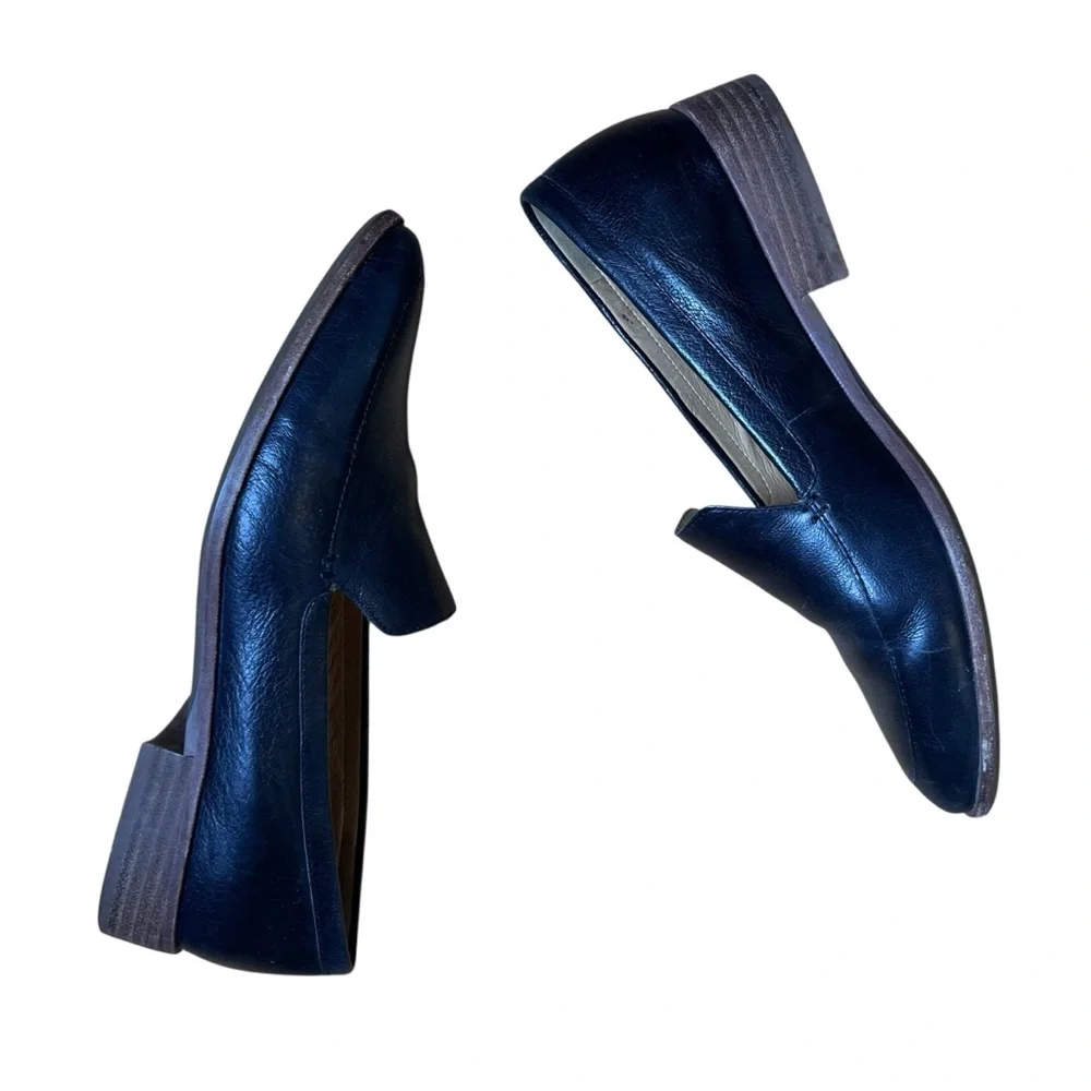 Madewell Black Leather Women’s Slip-On Loafers — Size 8.5 - Picture 4 of 15